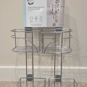 Adjustable baskets shower caddy